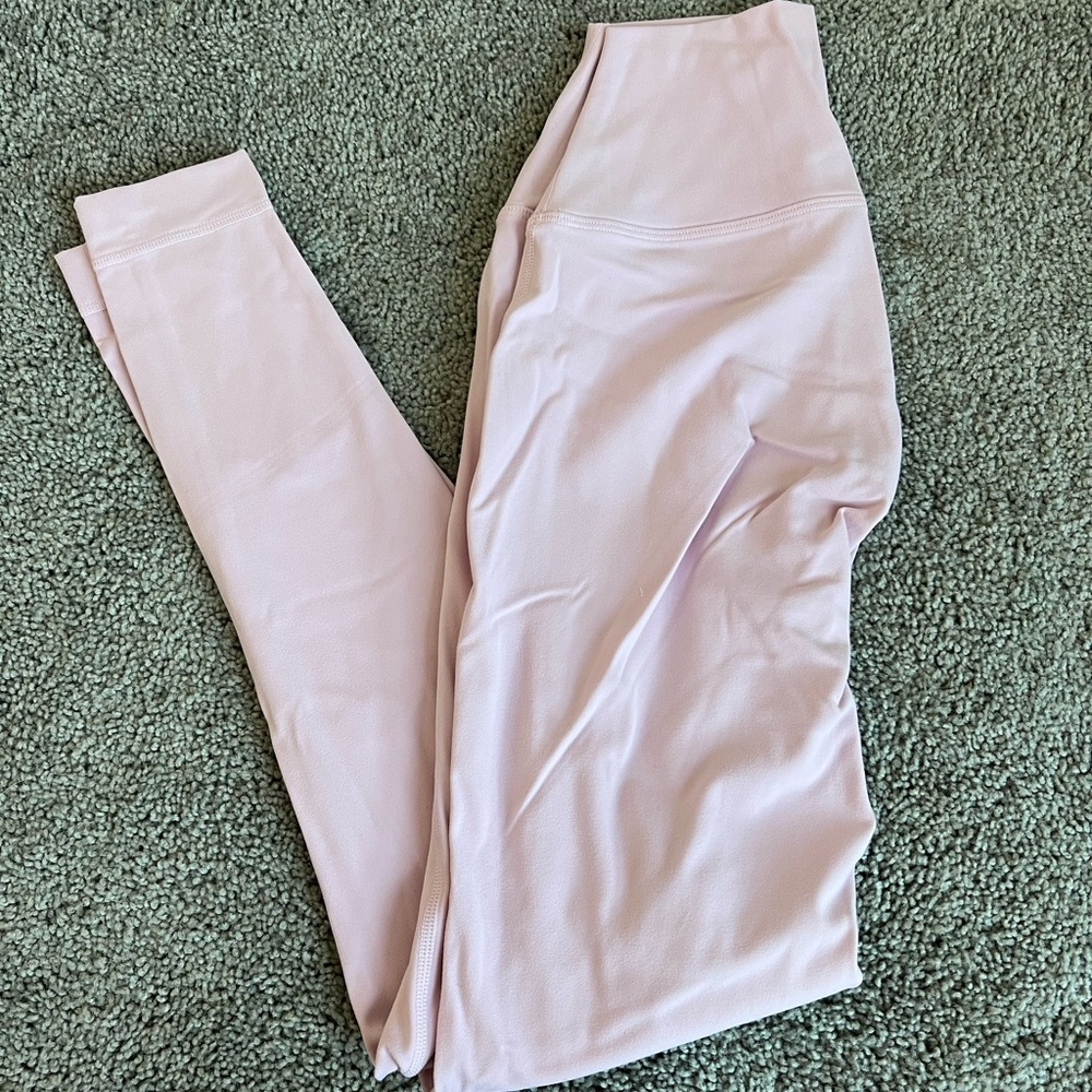 Pink set active leggings size small